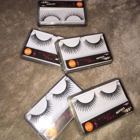 5 pairs false eyelashes