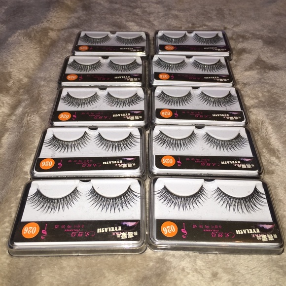 10 pairs false eyelashes