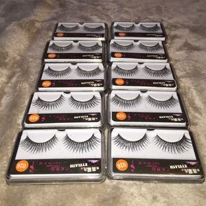 10 pairs false eyelashes