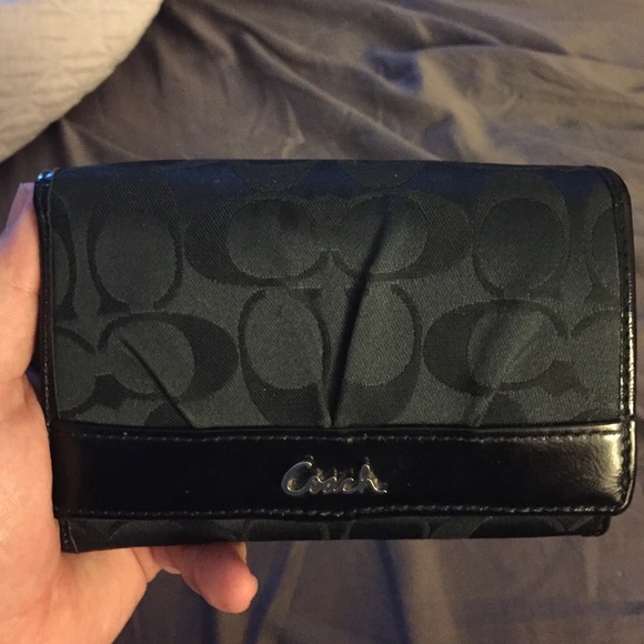 Black Coach Wallet