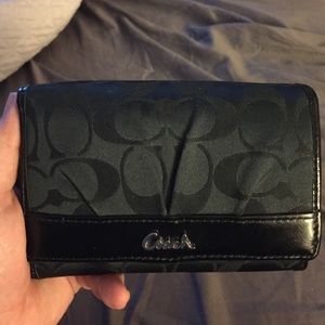Black Coach Wallet