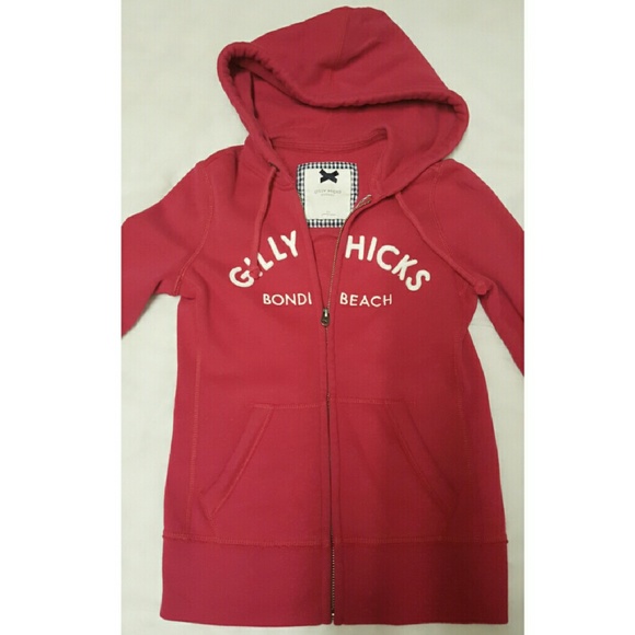 Gilly hicks hot pink sweater jacket