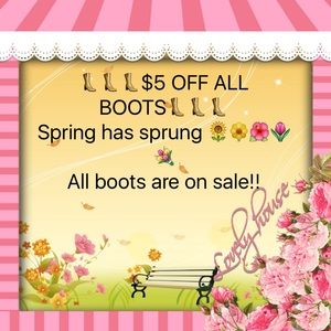 Boots are on sale!!