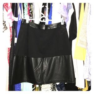 Leather skirt