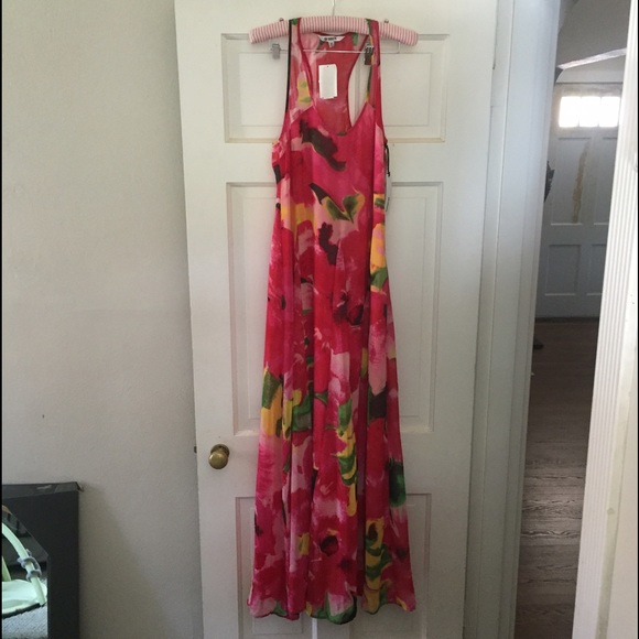 BB Dakota Abstract Floral Maxi Dress - Picture 3 of 5