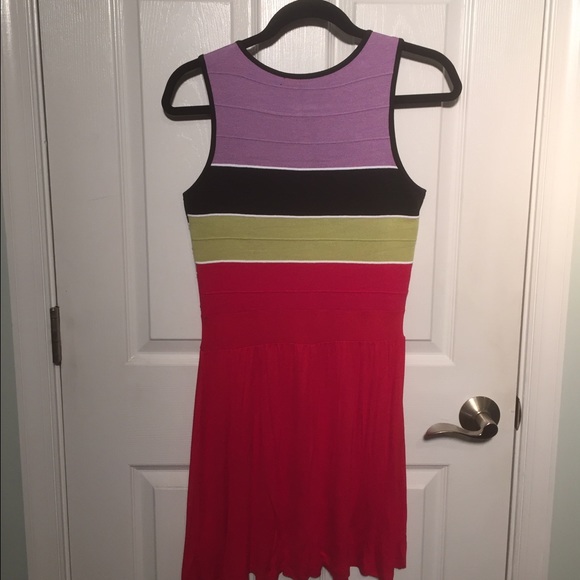 Ami Sanzuri - Color Block Sleeveless Dress - L - Picture 4 of 4