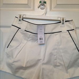 French Connection shorts.  Off white with navy