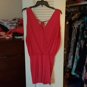 Open shoulder mini dress