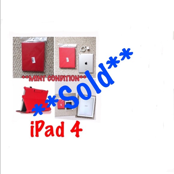 iPad 4th Generation**Mint Condition**BRAND NEW CAS