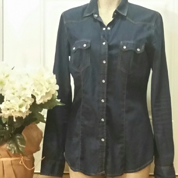 Reposh- Dark denim top (was to small for me)