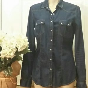 Reposh- Dark denim top (was to small for me)