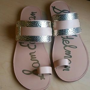 Sam Edelman Tan Slide Sandals