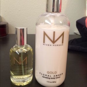 Nivean Morgan Gold Perfume & Body Lotion set