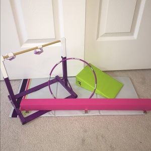 american girl gymnastics set