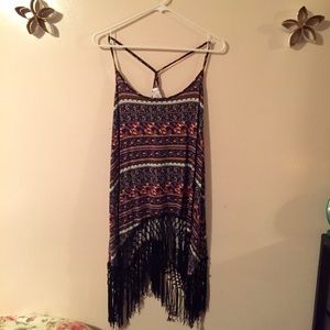 Boho Fringe Tank Top