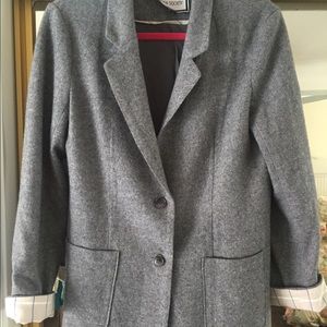 Gray Eden Smith Blazer with Detailing on Cuffs