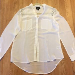 *New* Rhinestone dress shirt