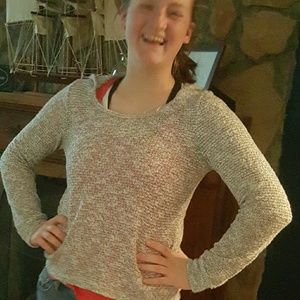 EUC Mudd Marled Hooded Sweater