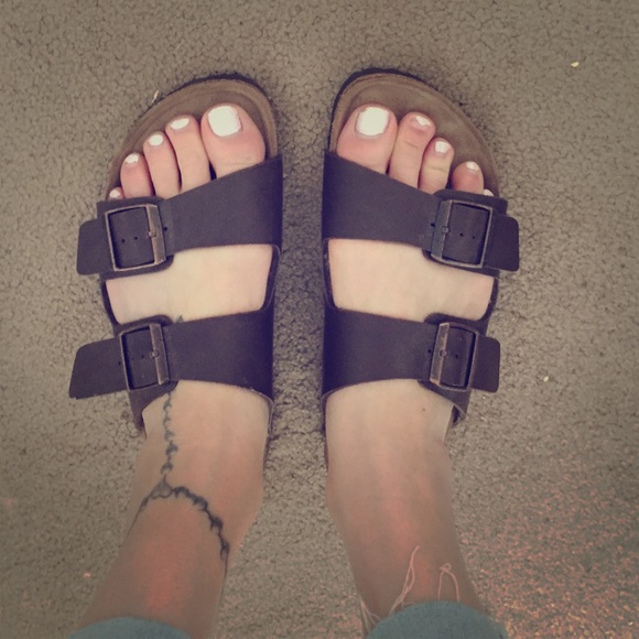 Brown Birkenstocks