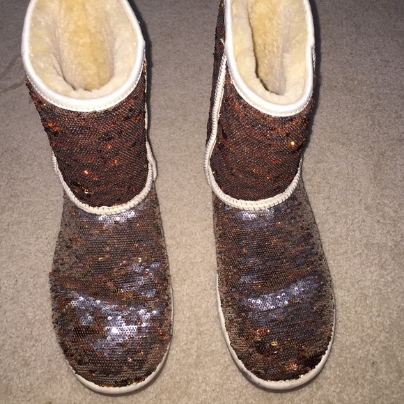 Sequin ugh boots