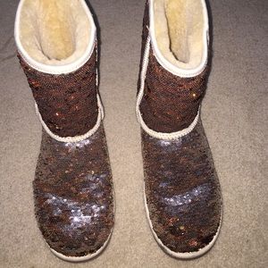 Sequin ugh boots