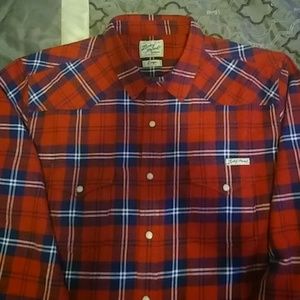 LUCKY BRAND MEN'S FLANNEL SHIRT