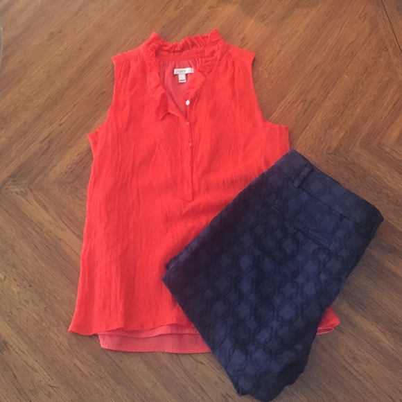 ✨💙 prep bundle// j.crew top + BR detail shorts💙✨