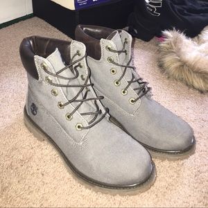Timberland canvas boots