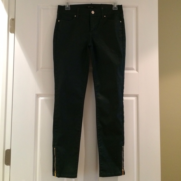White House Black Market Coated Skinny Jeans. - Picture 3 of 3