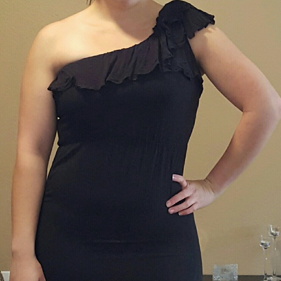 Black Off the Shoulder Dress