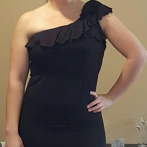 Black Off the Shoulder Dress
