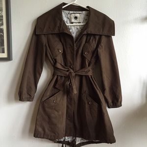 Lightweight anthropologie trench coat