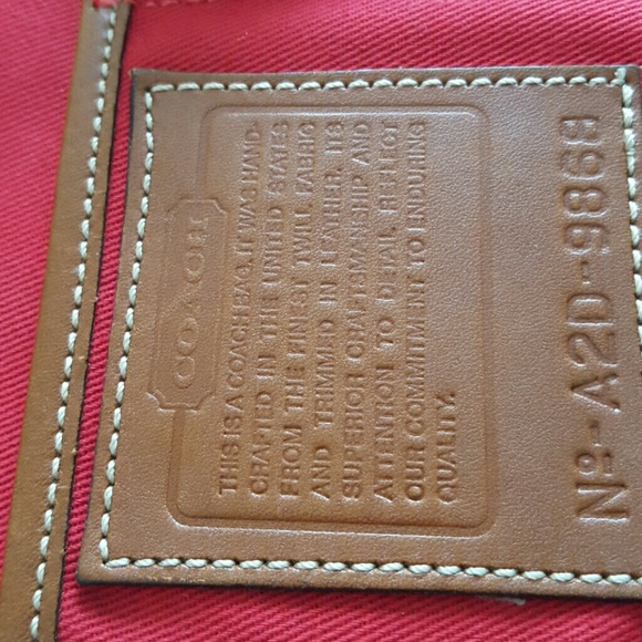 Canvas/ leather shoulder