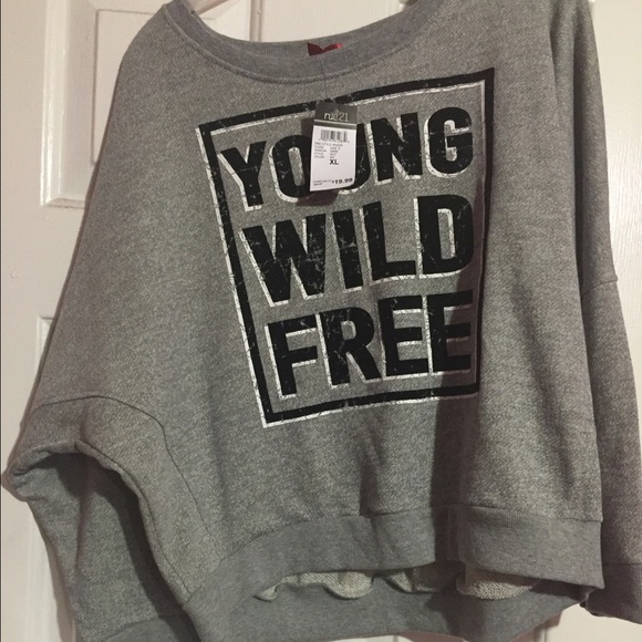 Rue 21 YOUNG,WILD,FREE. sweater
