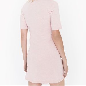 American apparel pink casual tshirt dress
