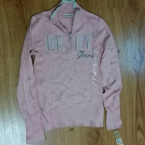 DKNY Jeans pink sweater