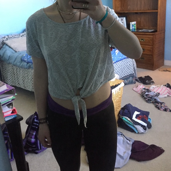 Tribal crop top