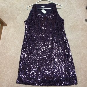Sequin dress.