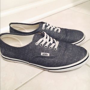 Denim washed vans