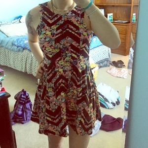 Floral tribal dress