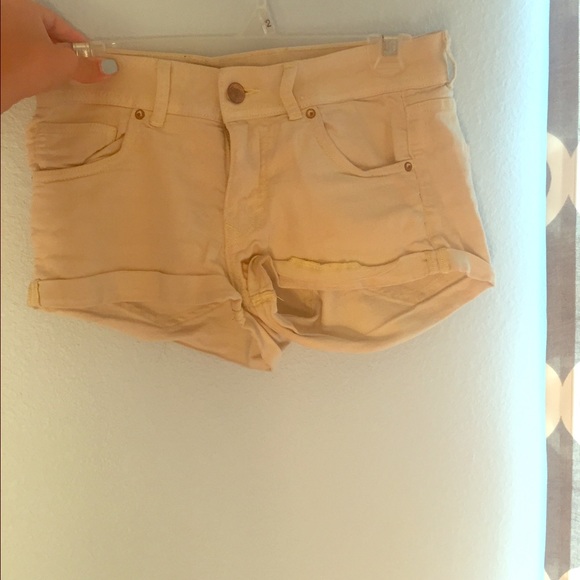Yellow shorts
