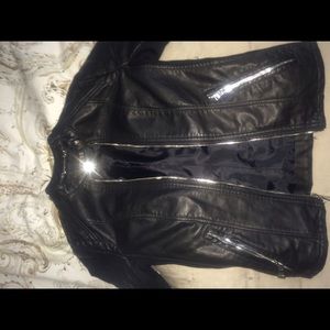 EXPRESS LEATHER JACKET size XS