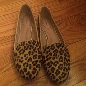 Lands end leopard flats