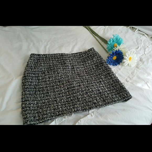 J.Crew Wool Blend Tweed Woven Mini Skirt