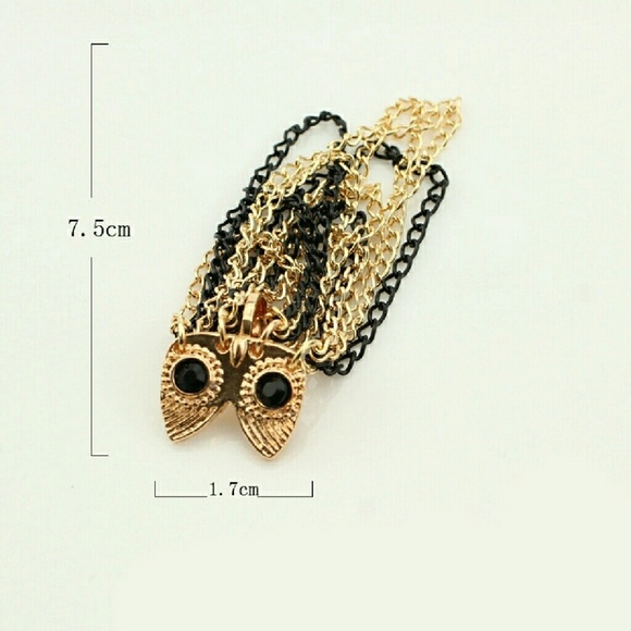 Cat Ears Dangle Chain Earrings - Picture 3 of 3