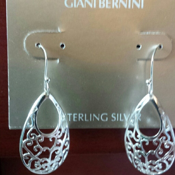 Sterling Silver Scroll Earrings