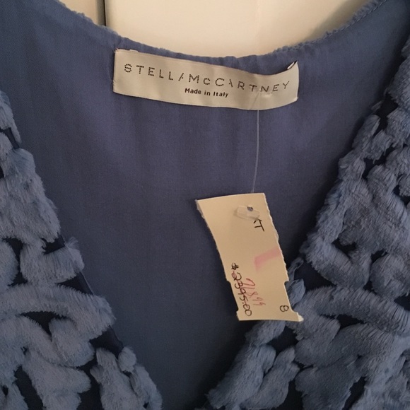 Stella McCartney NWT blue silk dress - Picture 2 of 5