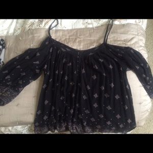 Ecote black summer top size large