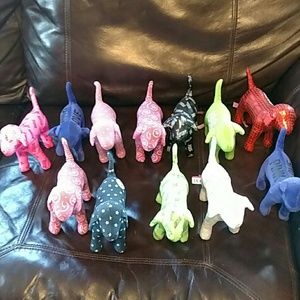 12 Victoria secret pink collector dogs puppies