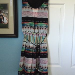 Tribal patterned dress